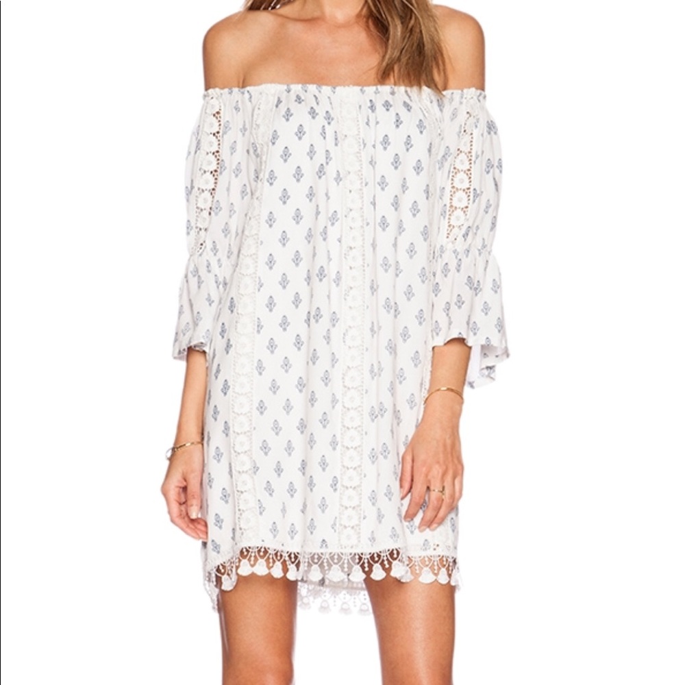 Tularosa Sara Dress Off the Shoulder Minidress